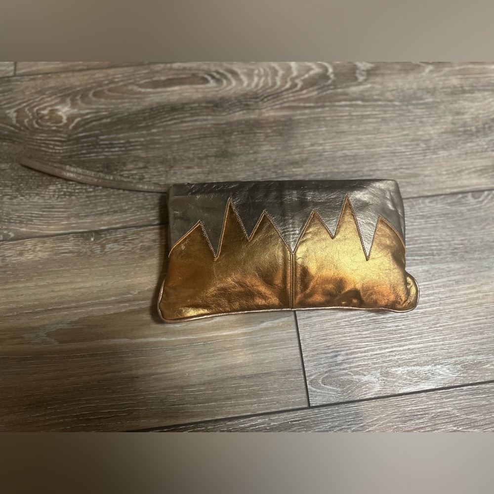 Giovenco leather/Metallic Clutch Purse for Women  Evening Bag/ made in 🇨🇦